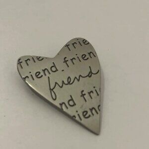 3/$20 SALE 🛒 Susan Magsamen Studio Brooch: beautiful friend themed brooch in pe